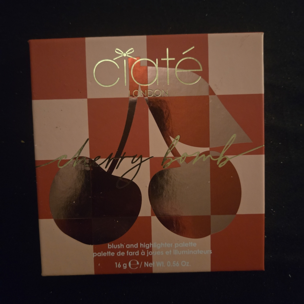 Ciaté London Cherry Bomb Blush and Highlighter Palette